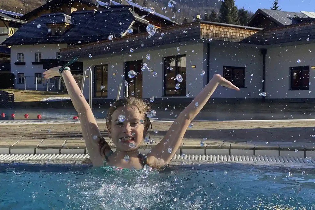 thermen in de zomer